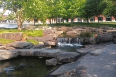 Merrill Lynch Headquarters - Water course using Kearny Stone